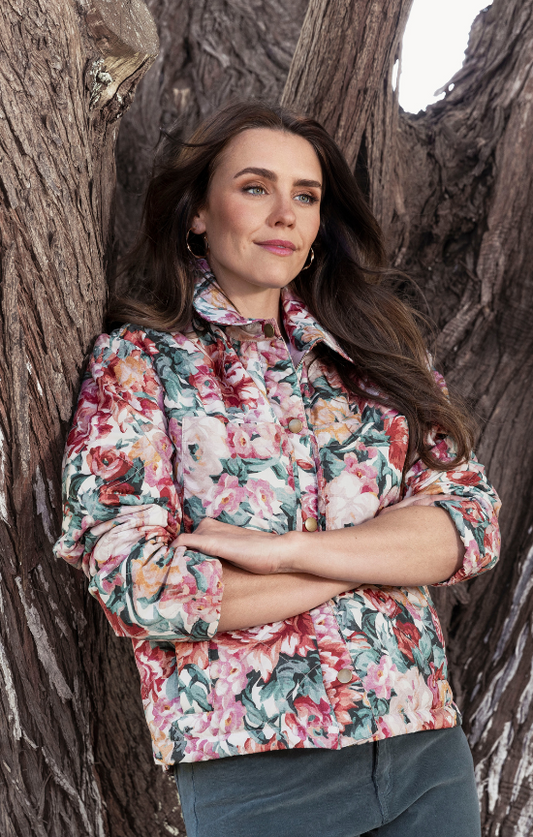 Jump - Rose Tapestry Quilt Jacket | 586J4076A