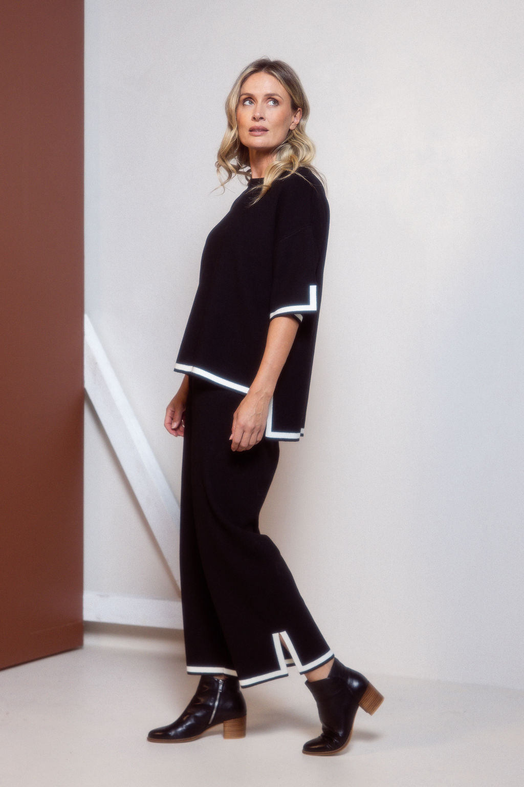 See Saw - Half Sleeve Trim Top SS697B