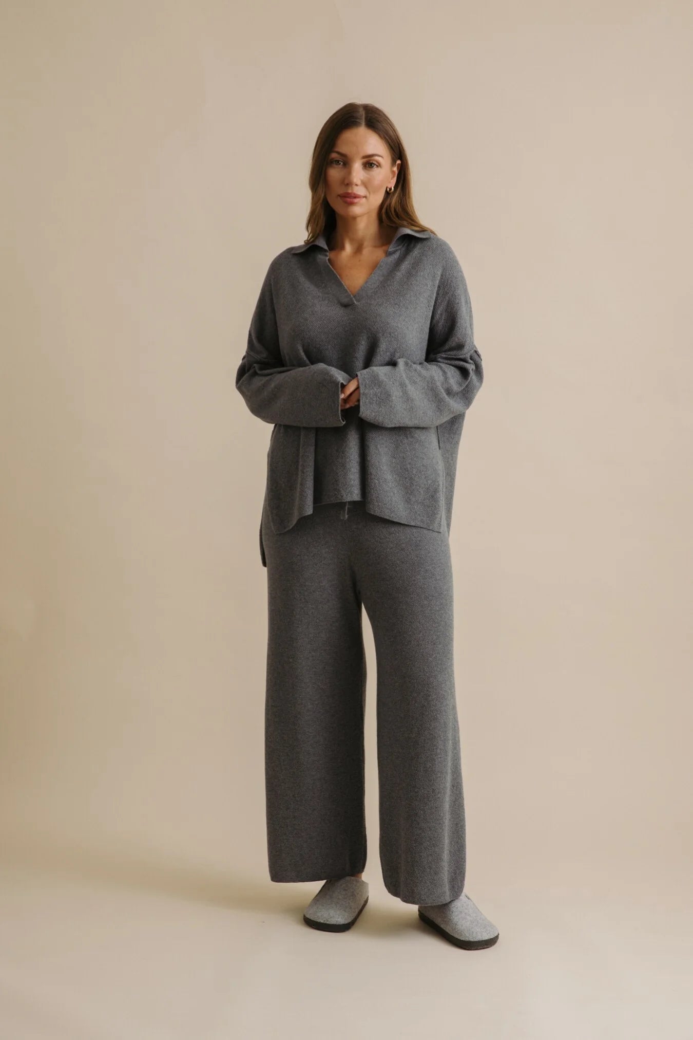 Talamaya - Winter Retreat Collar Pullover / TALW023