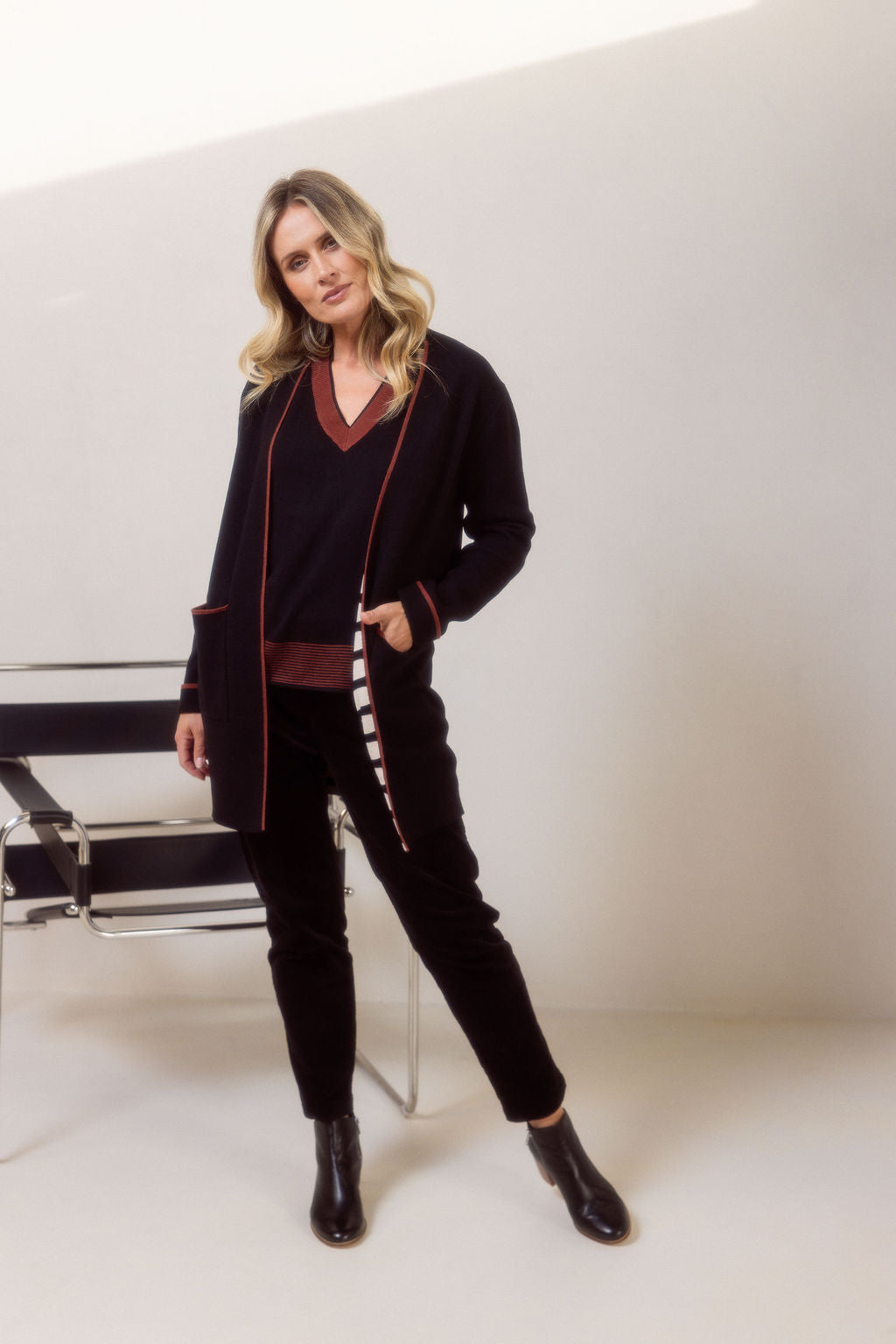 See Saw - Trim Detail Cardigan SS726B