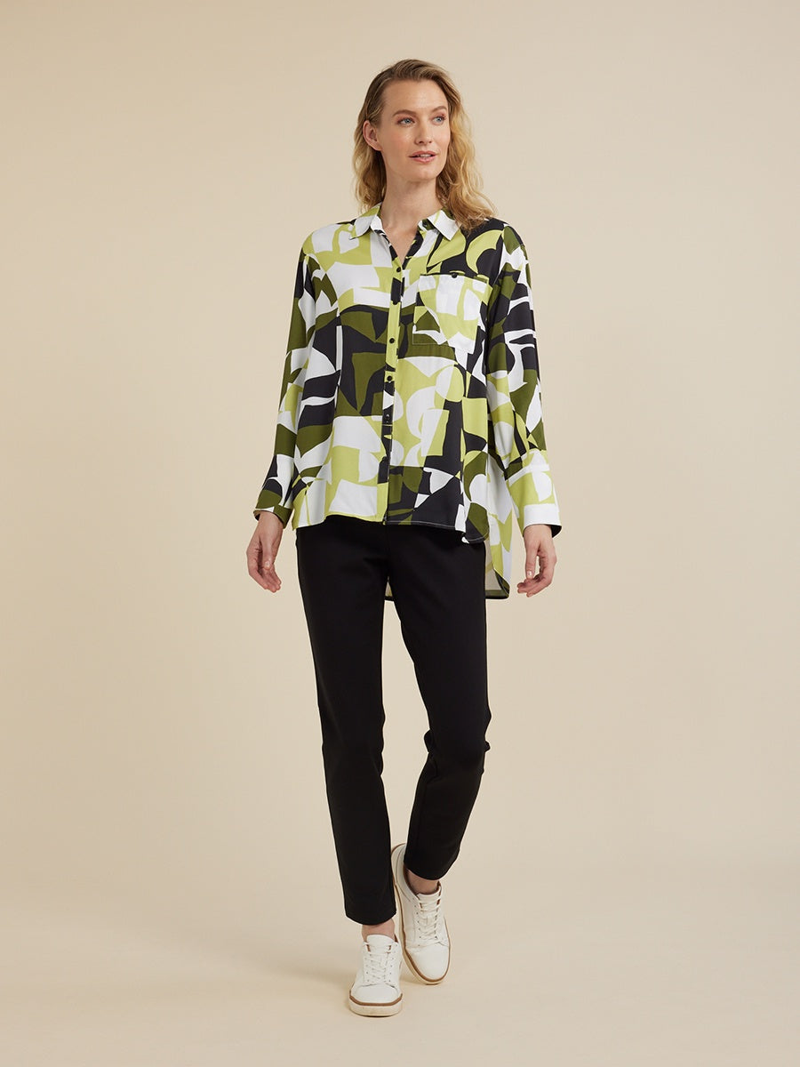 Yarra Trail - Mineral Print Top | YT24W4143