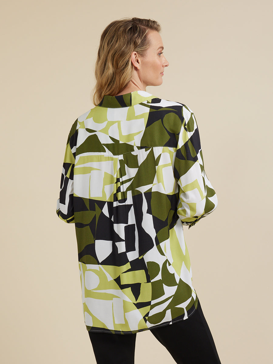 Yarra Trail - Mineral Print Top | YT24W4143