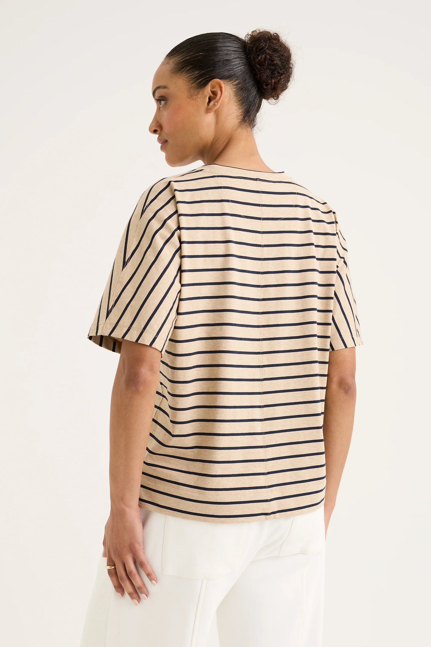 Yarra Trail - Carbon Stripe Tee | YTWN3031