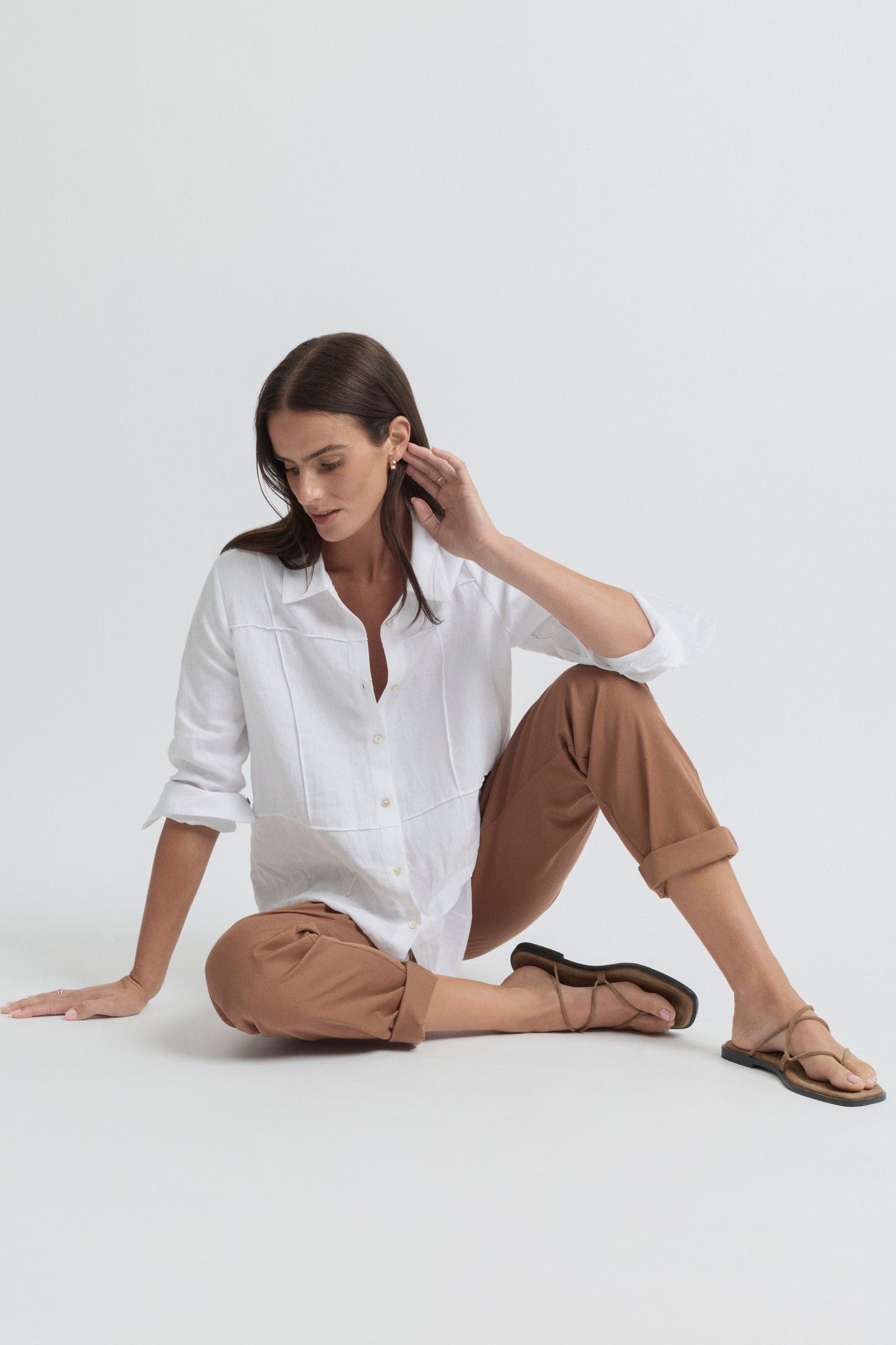 Yarra Trail - Tirari Pintuck Shirt | YTWN4383