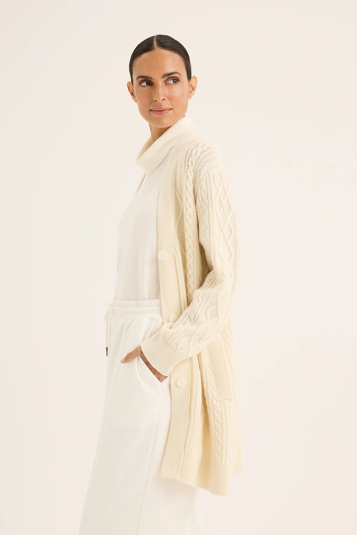 Yarra Trail - Cable Cardigan | YTWN7693