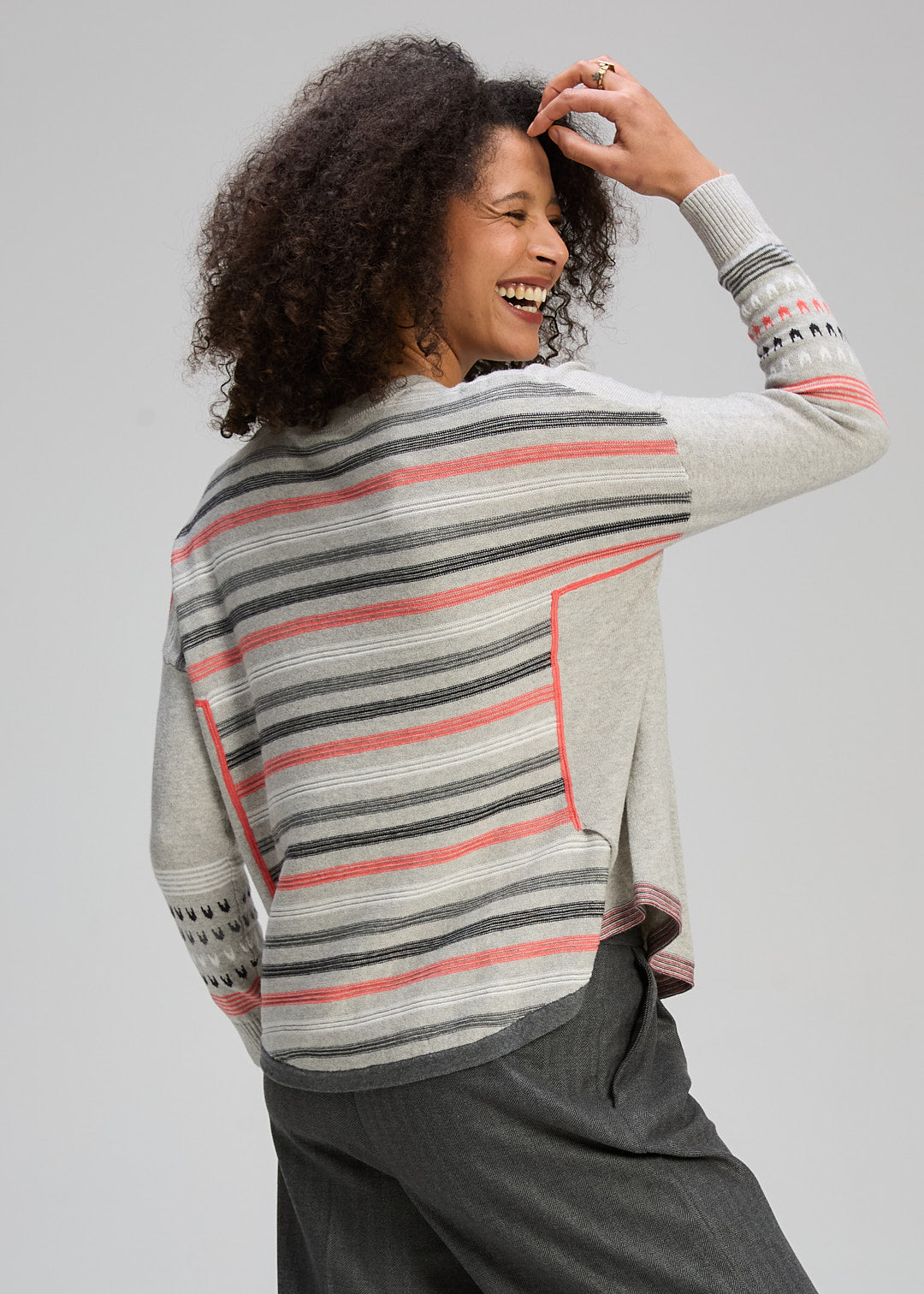 Zaket & Plover – Textured Swing Jumper ZP8126