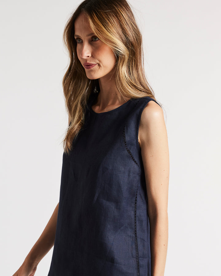 Yarra Trail - Carina Tank Navy | YT25S4192