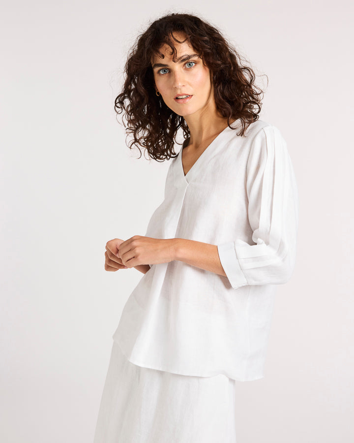 Yarra Trail - Kara Top White | YT25S4185