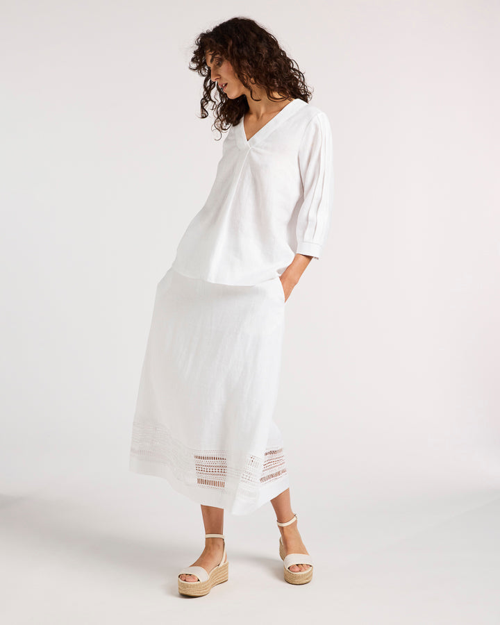 Yarra Trail - Kara Top White | YT25S4185