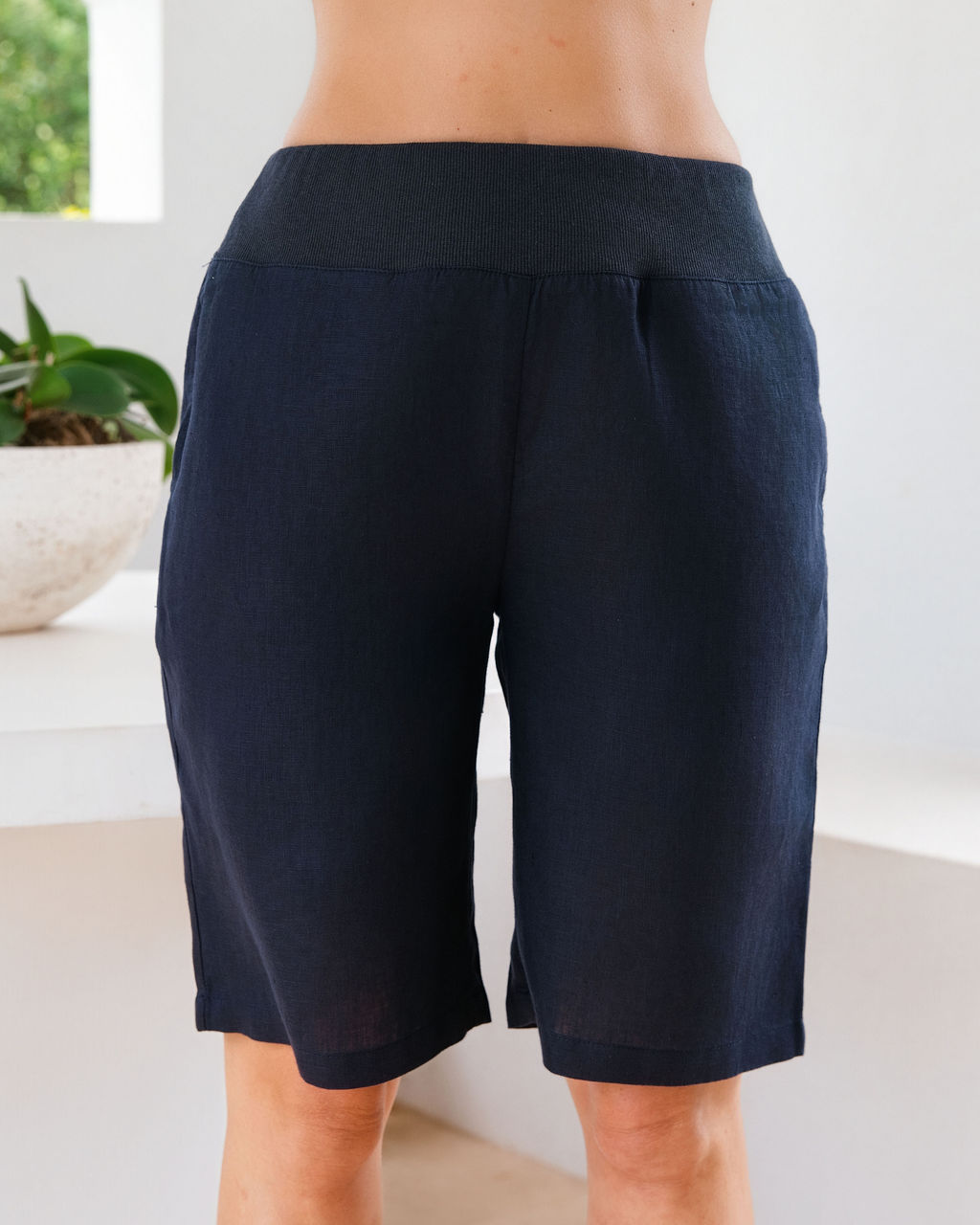See Saw - Linen 2 Pocket Short | SA133