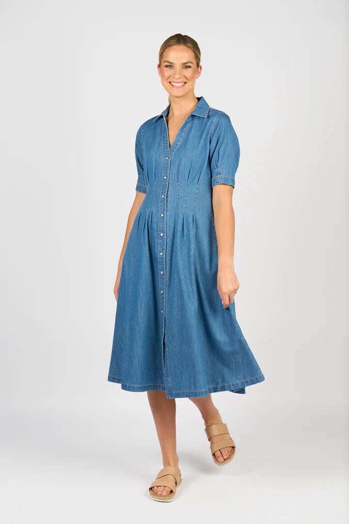 Vassalli - Cap Sleeve Dress 6114