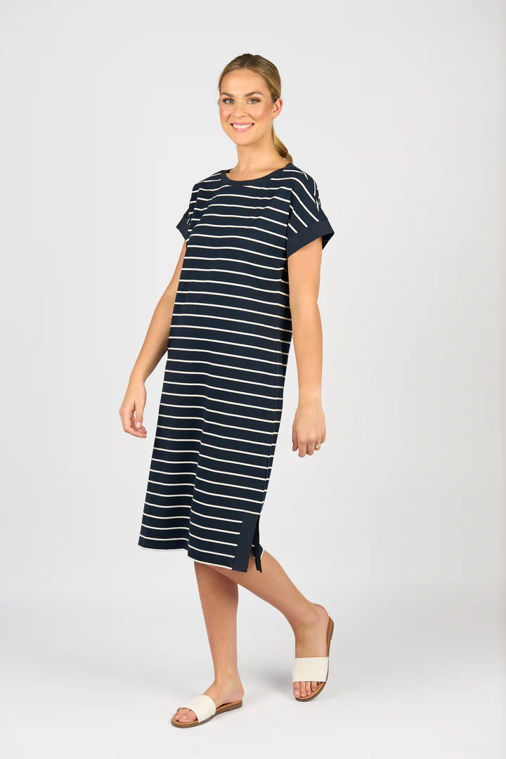 Vassalli - Drop Sleeve T-Shirt Dress 6120