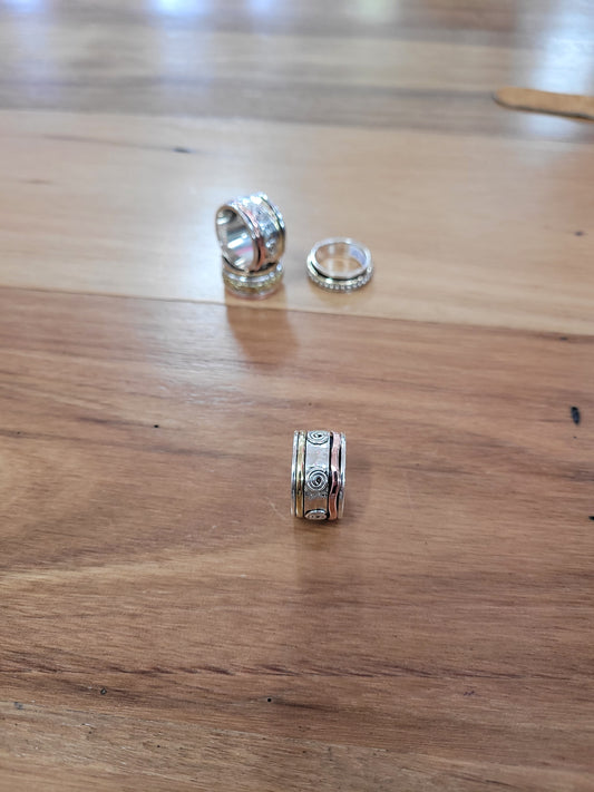 Ring Sterling Silver Spinner | 4075