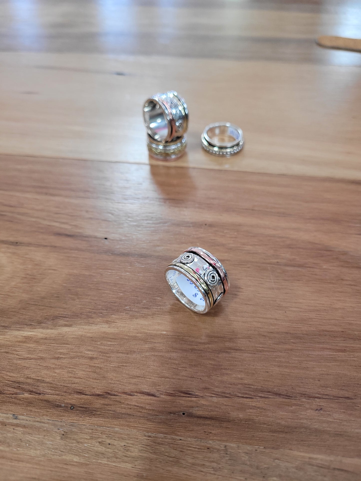 Ring Sterling Silver Spinner | 4075