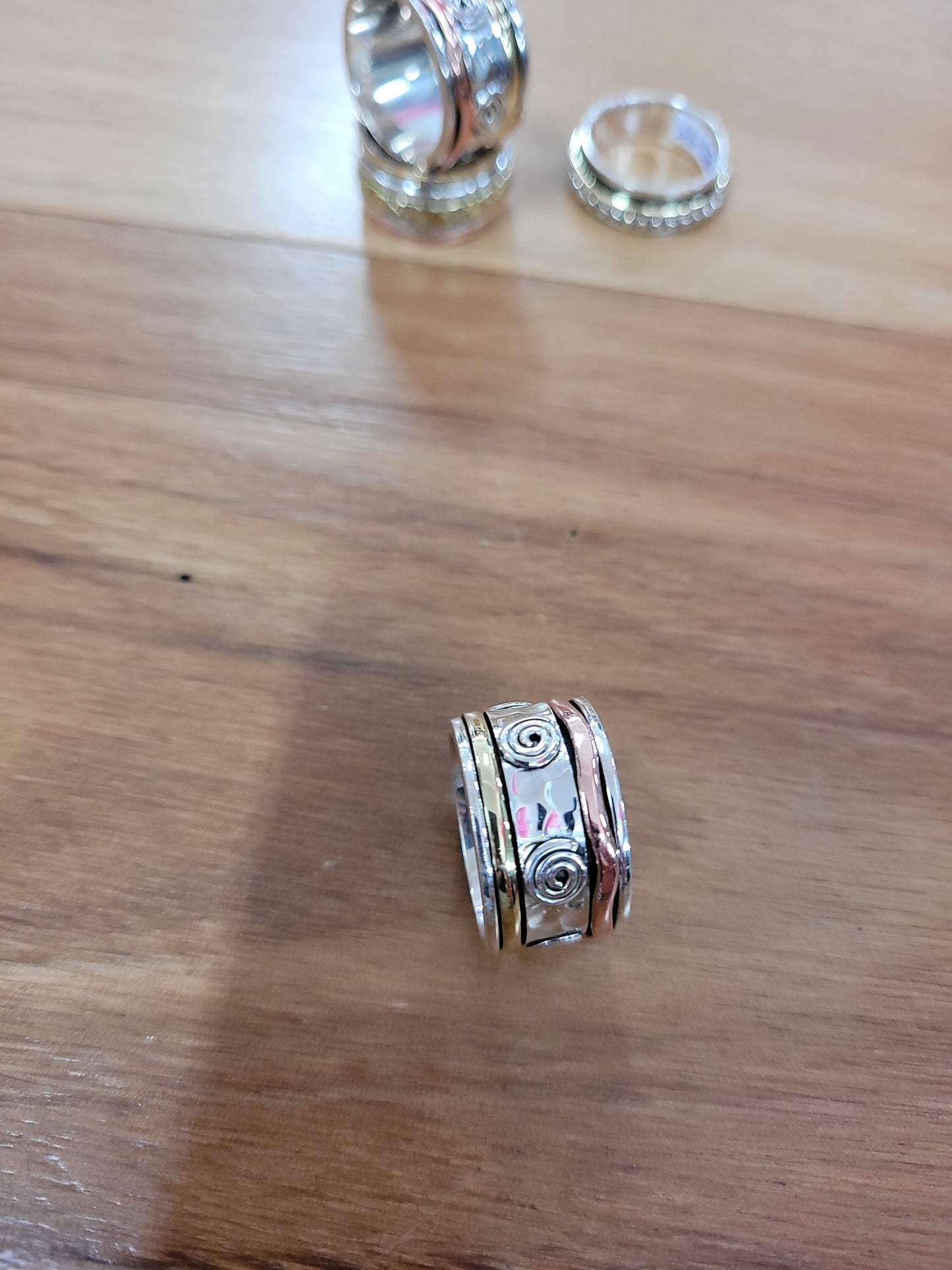 Ring Sterling Silver Spinner | 4075