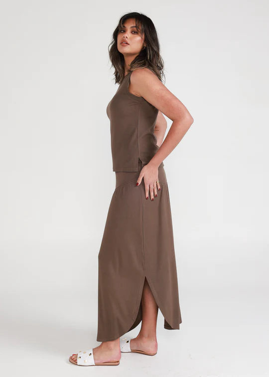 Lou Lou Dionne Ribbed Maxi Skirt | Lou19NB053