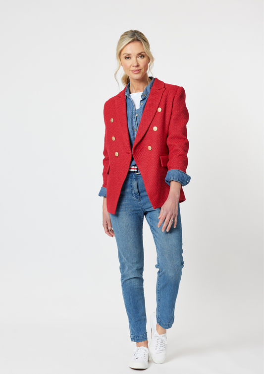 Gordon Smith Manhattan Buncle Jacket Red | GS41866