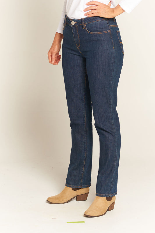 Goondiwindi Cotton 5 Pocket Jean Dark Indigo | G5173-W23