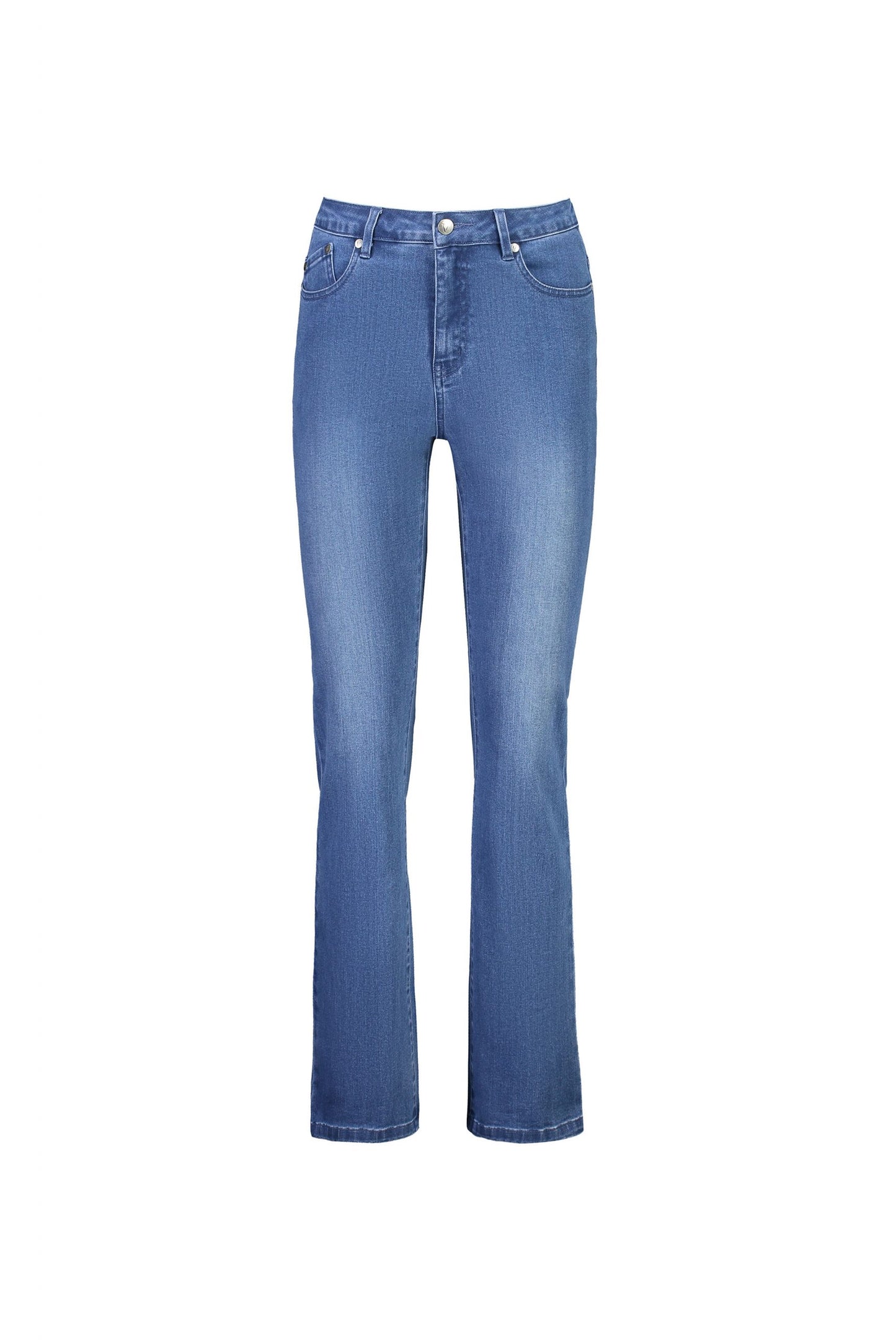 Vassalli Bootleg Full Length Jean Blue Denim | V5955
