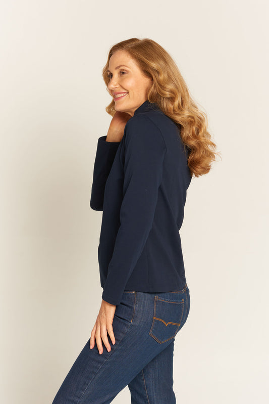 Goondiwindi Cotton Skivvy Navy | G6049-W23