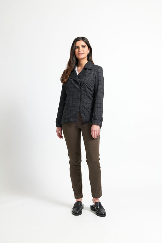 Foil Elevate Good Times Jacket - Autumn Check | F07265