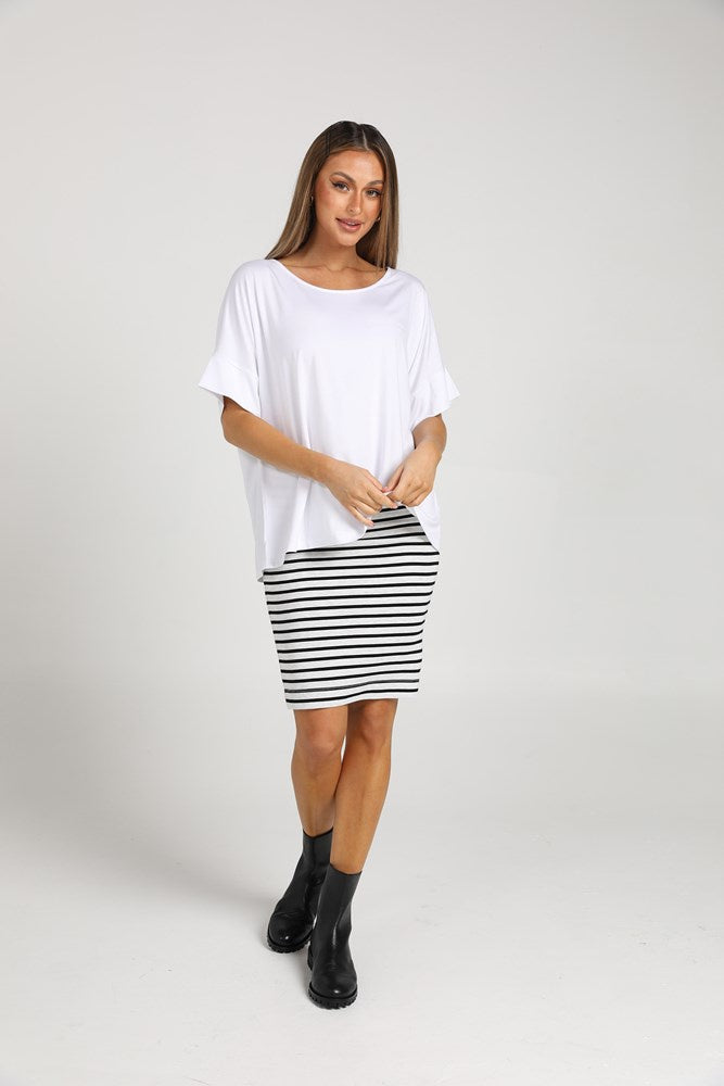 Lou Lou Midi Whitney Tube Skirt - Print