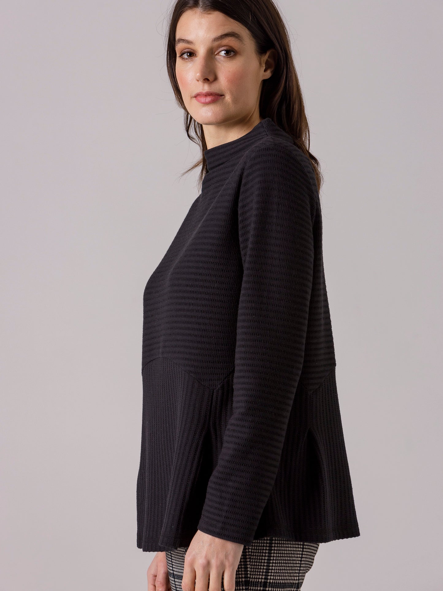 Yarra Trail Layered Tee Black | YT7388