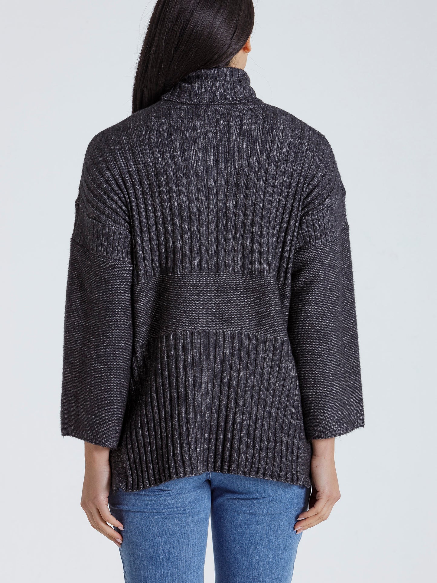 Marco Polo 3/4 SLV Side Zipper Dark Coal | MP33493