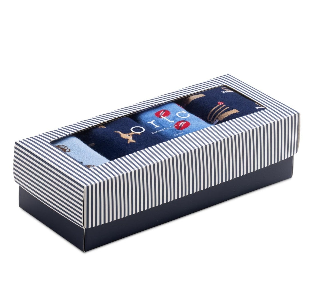 SOCKS AUSSIE BOX OF 4PAIRS