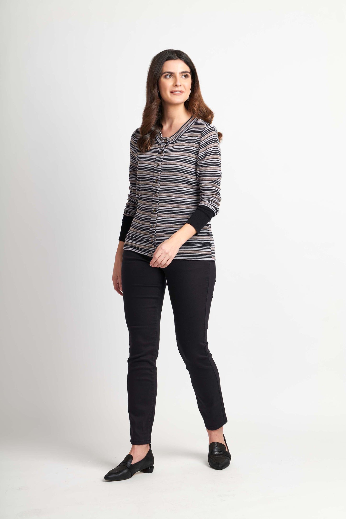 FOIL LOU LOU SKINNY JEAN | True Black FO5026