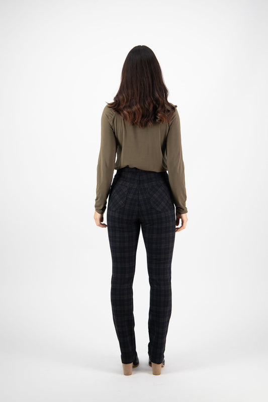 Vassalli Slim Leg Full Length Printed Ponti Pull On Chelsea | V234