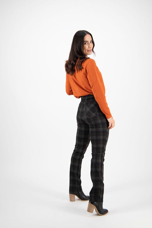 Vassalli Slim Leg Full Length Printed Ponti Pull On York | V234