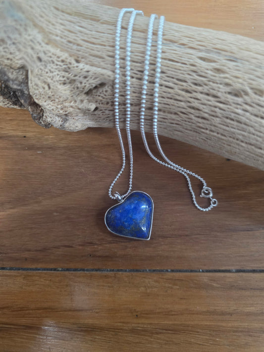 The Merchants Of Venus Pendant plus Chain | Lapis Heart