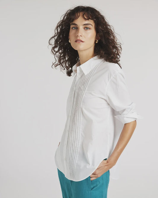 Yarra Trail - Pine Shirt White | YT25S4161