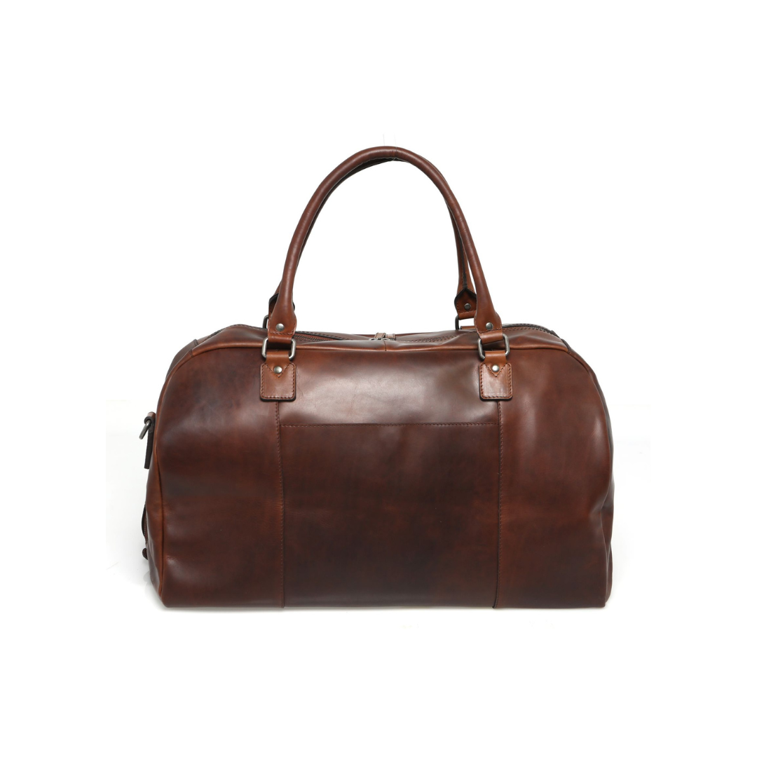 Modapelle - Vintage Leather Travel Bag | 3957BRANDY