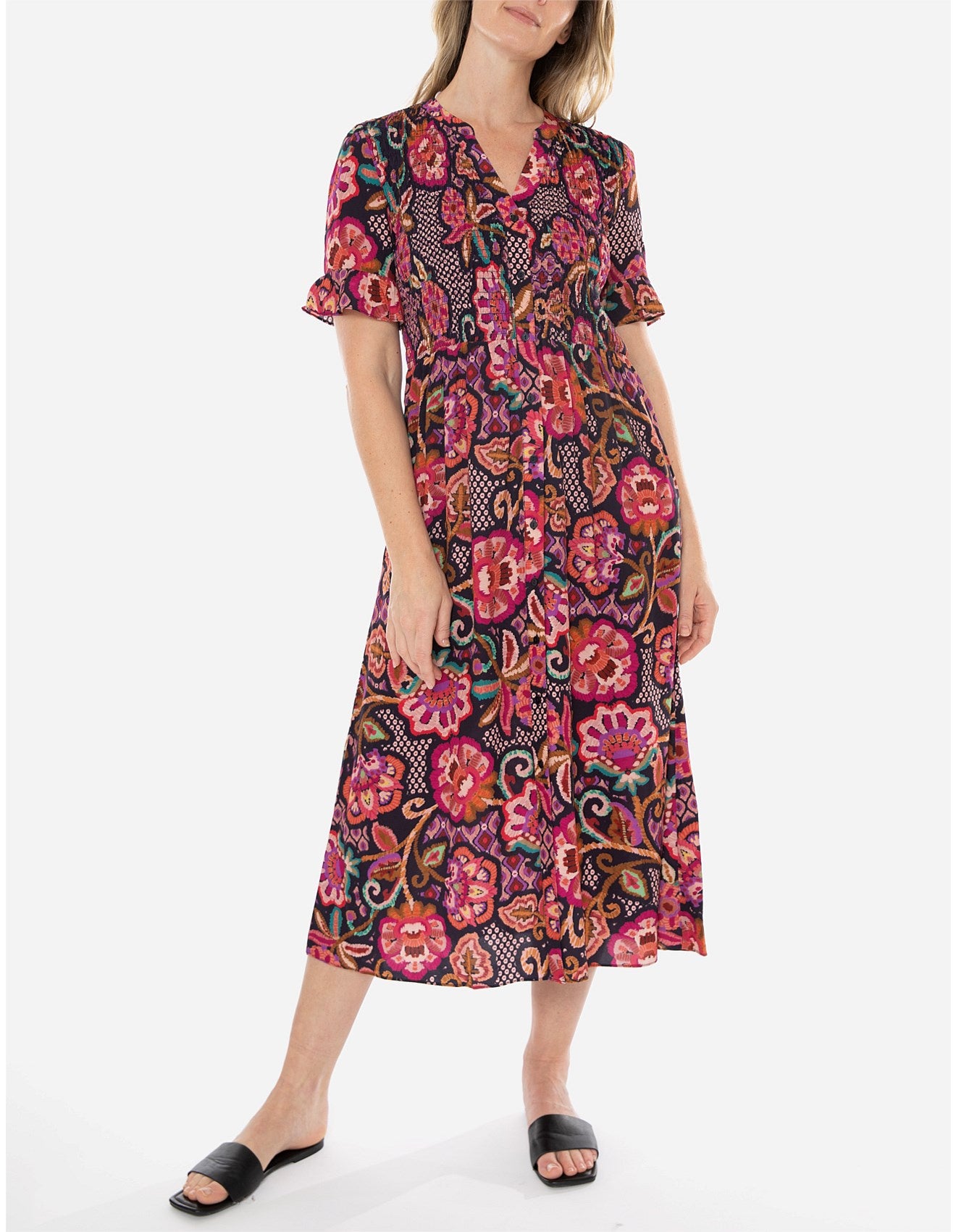 Jump - Vibrant Tapestry Dress Multi | J5028A