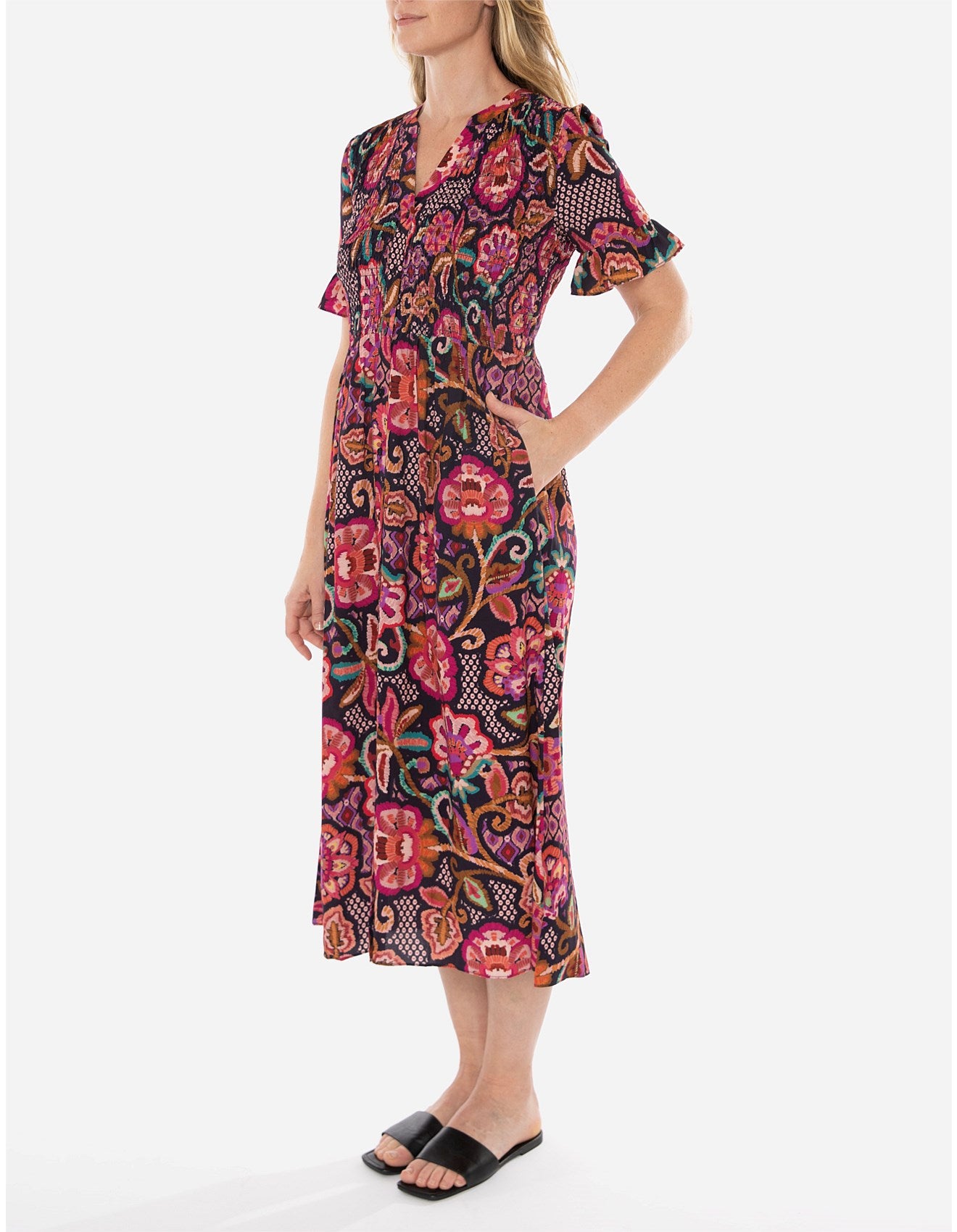 Jump - Vibrant Tapestry Dress Multi | J5028A