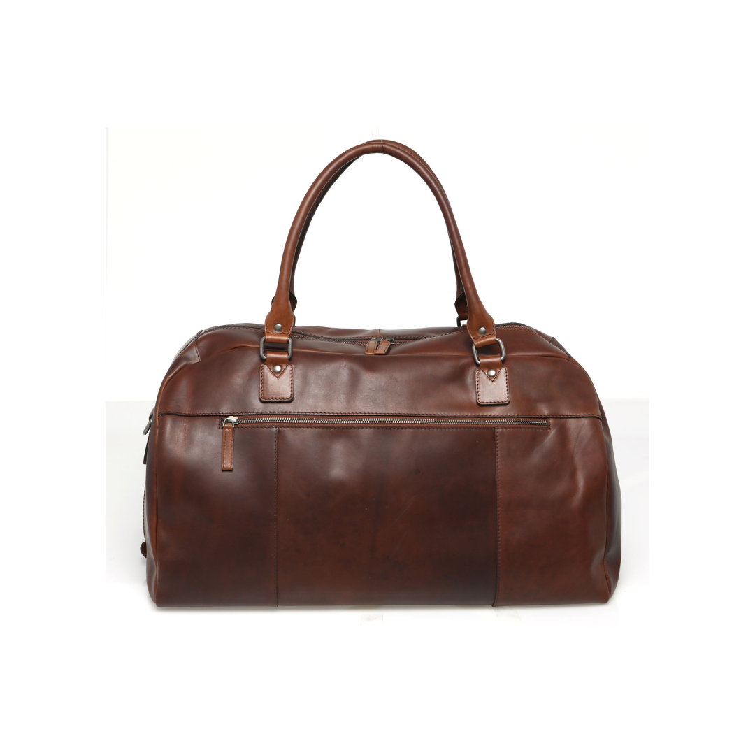 Modapelle - Vintage Leather Travel Bag | 3957BRANDY