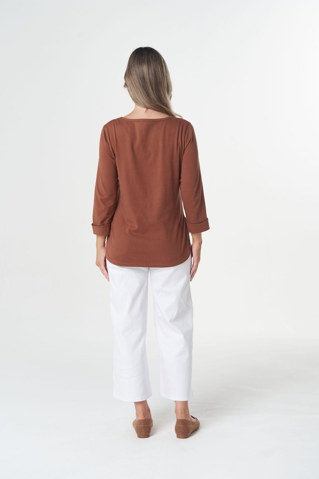 Goondiwindi Cotton - Classic Cotton 3/4 Sleeve Tee | 3152