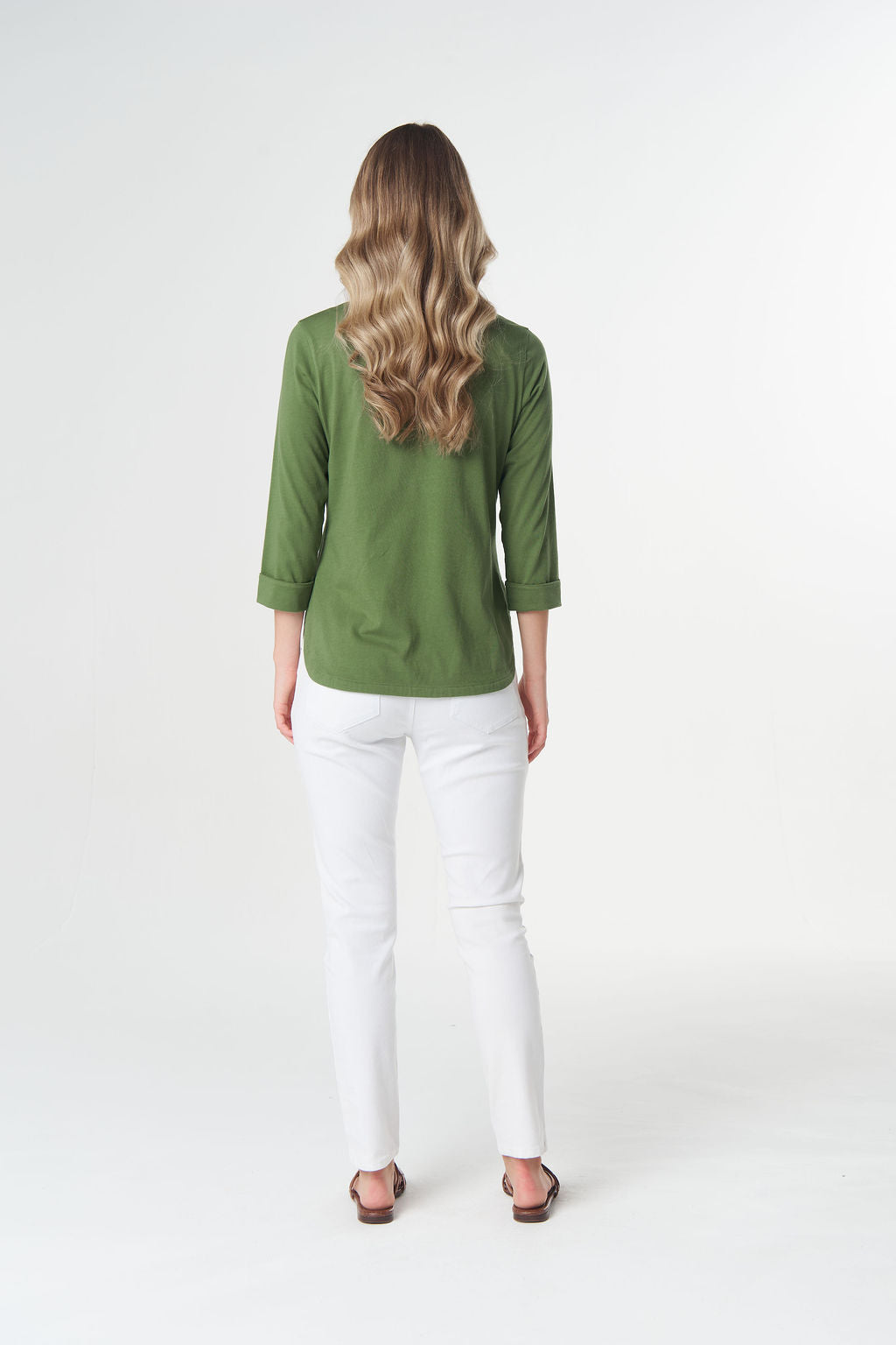Goondiwindi Cotton - Classic Cotton 3/4 Sleeve Tee | 3152