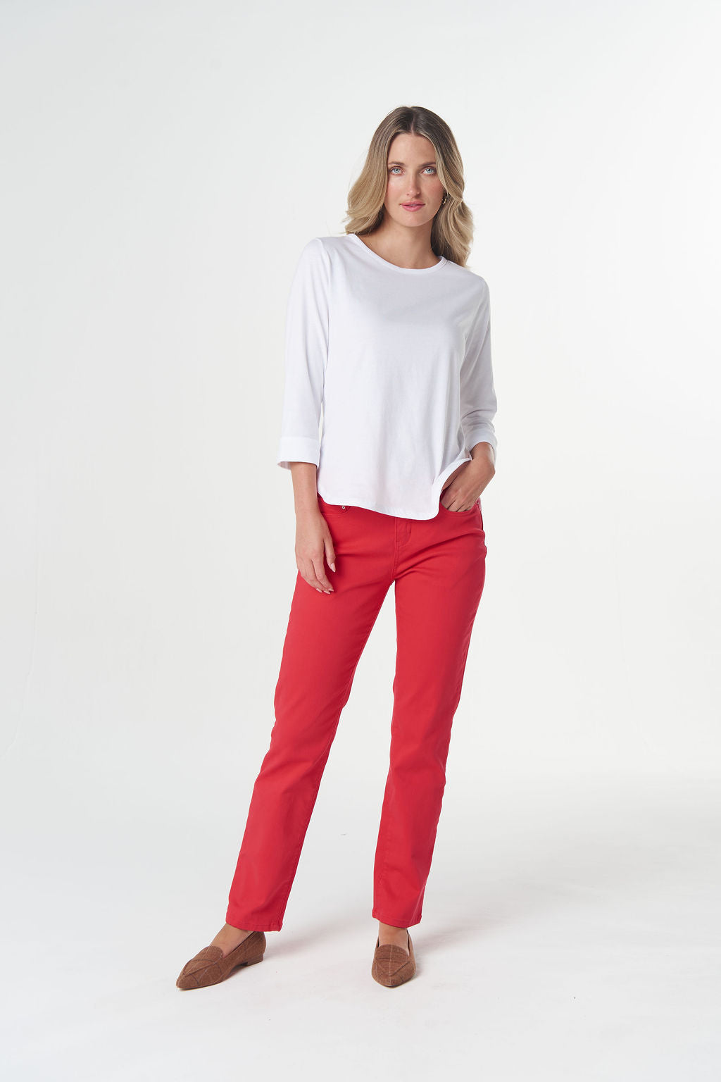 Goondiwindi Cotton - Classic Cotton 3/4 Sleeve Tee | 3152