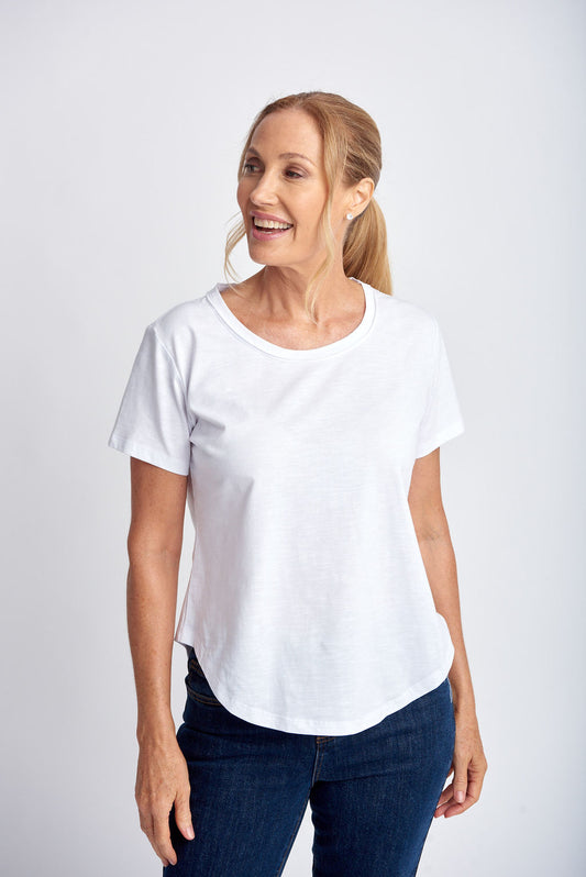 Goondiwindi Cotton - Crew Neck Tee White | G3187