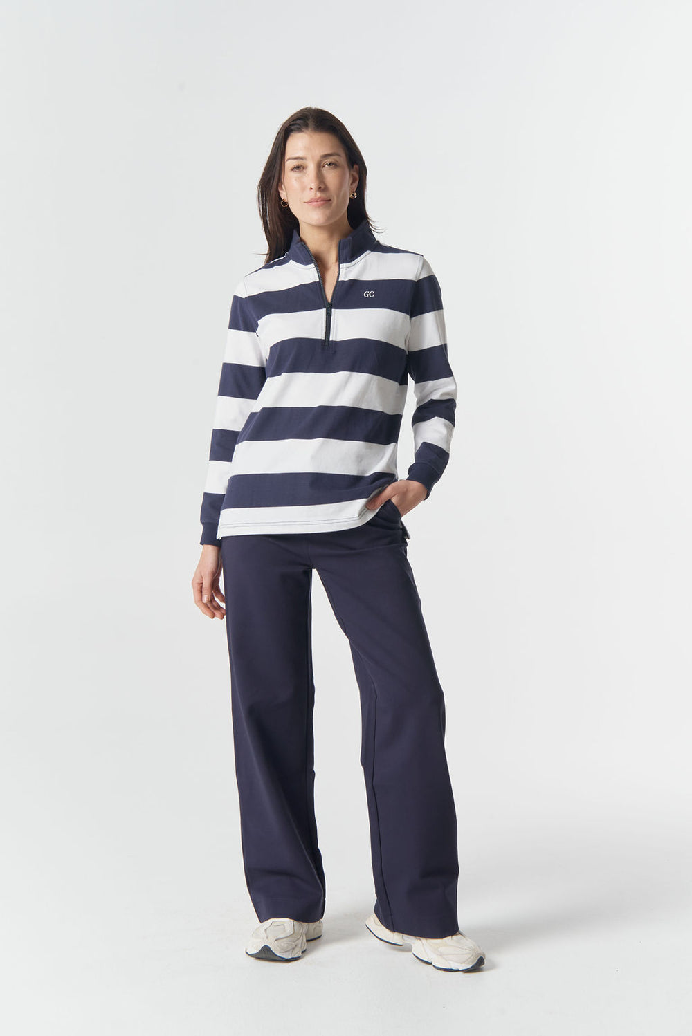 Goondiwindi Cotton - The Local 1/2 Zip Cotton Rugby | 3236