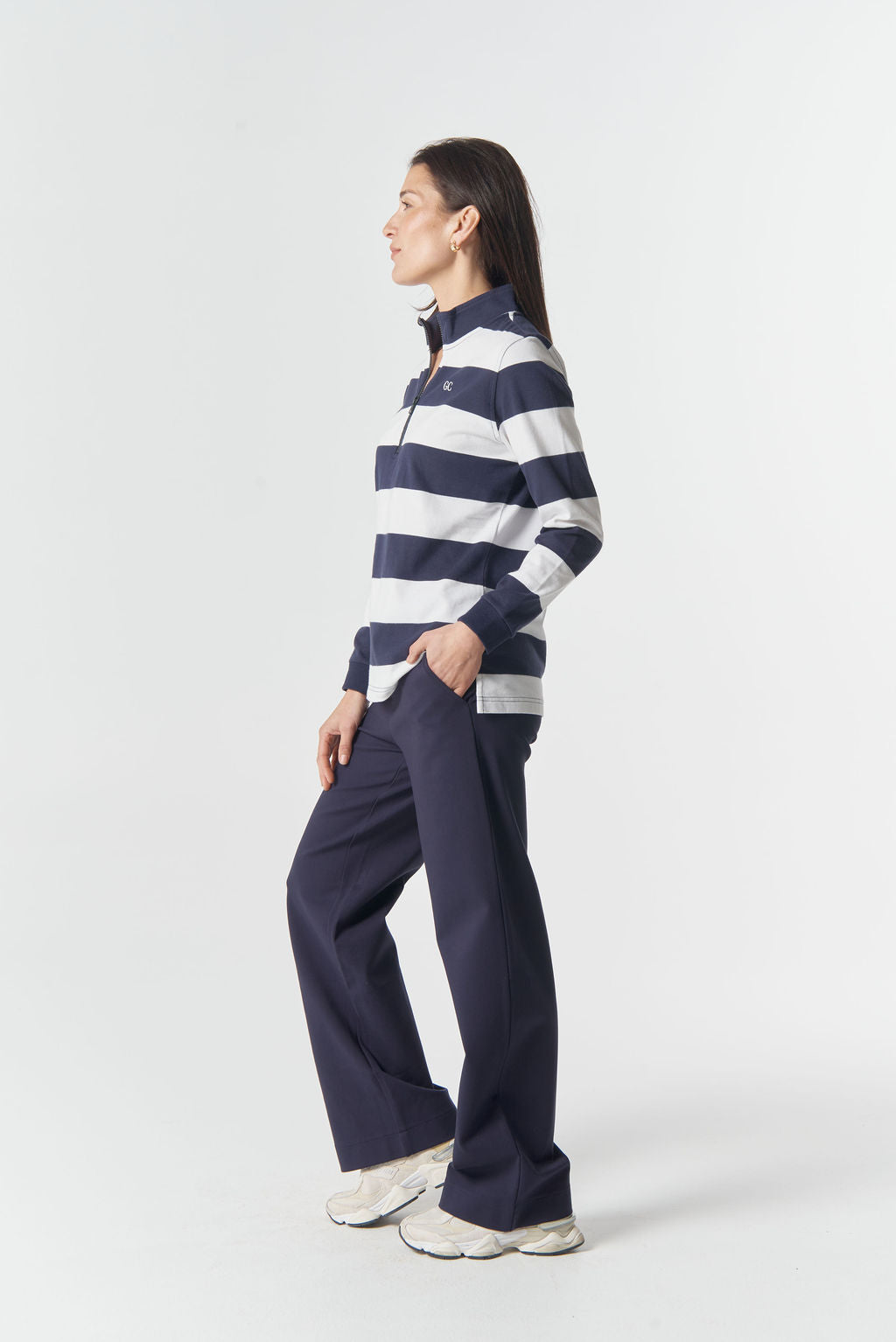 Goondiwindi Cotton - The Local 1/2 Zip Cotton Rugby | 3236