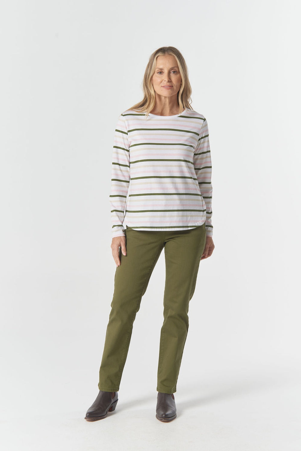 Goondiwindi Cotton - Original Multi Stripe Long Sleeve / 3264