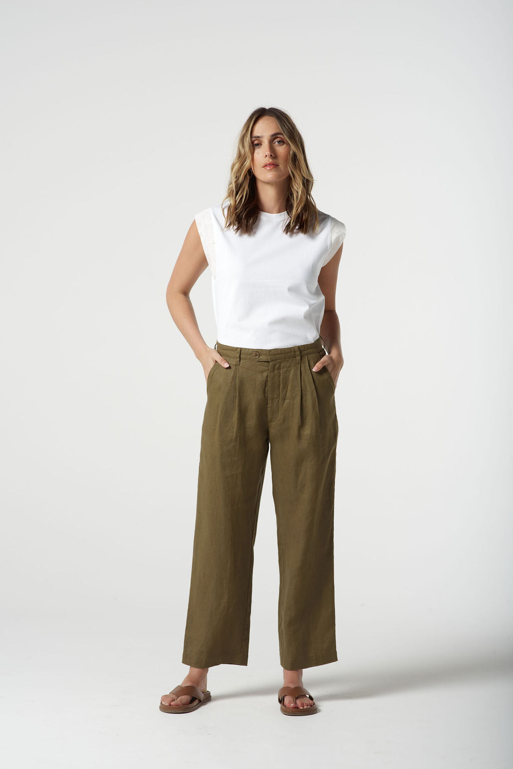 Goondiwindi Cotton - Mixed Tank Tee 3304