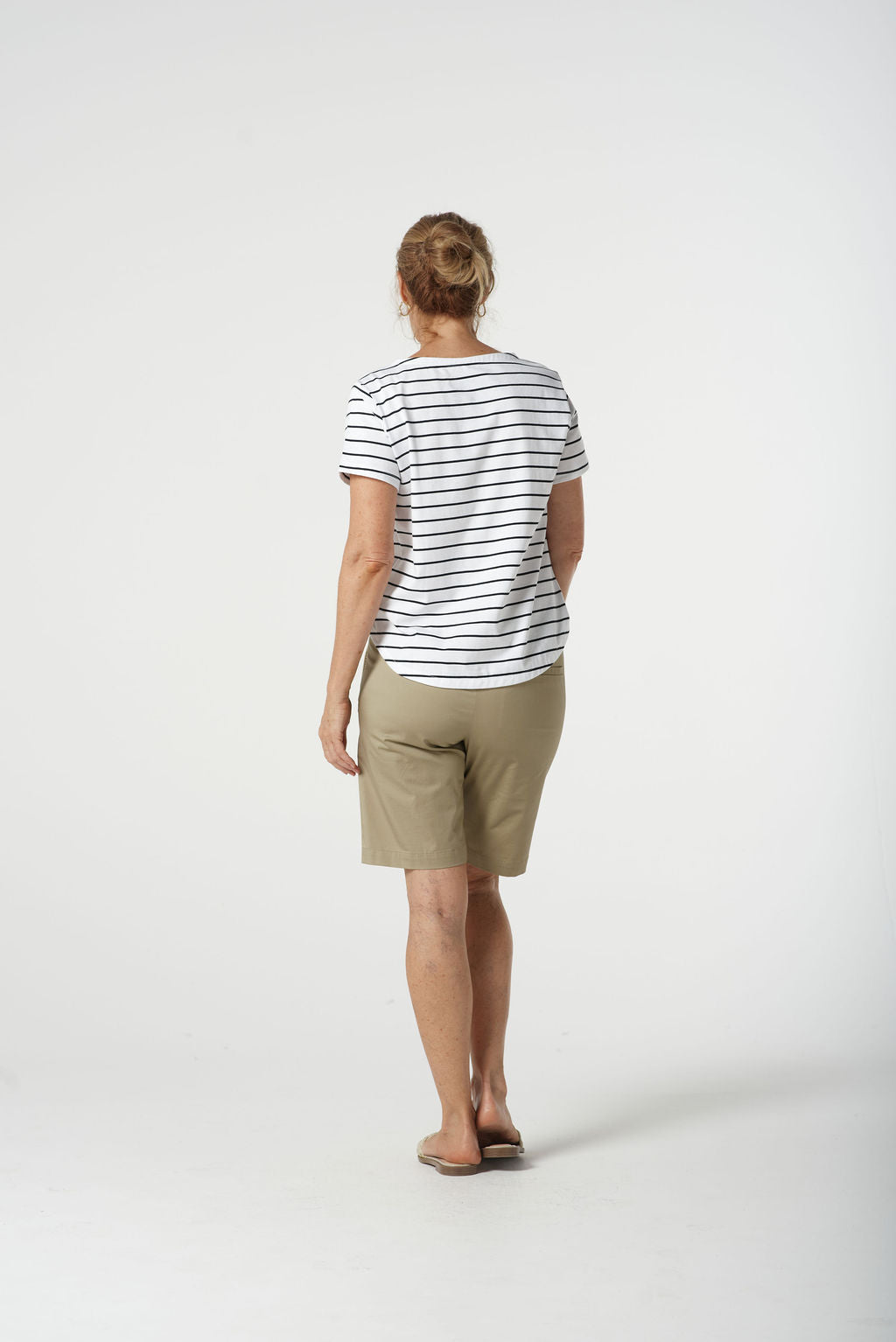 Goondiwindi Cotton - Crew Neck Stripe Tee 3310
