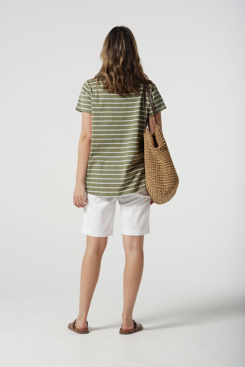 Goondiwindi Cotton - Striped Swing Tee 3311