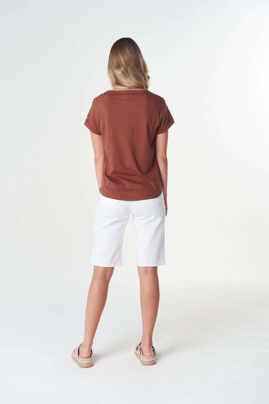 Goondiwindi Cotton - Everyday Cotton Roll Cuff Tee | 3313