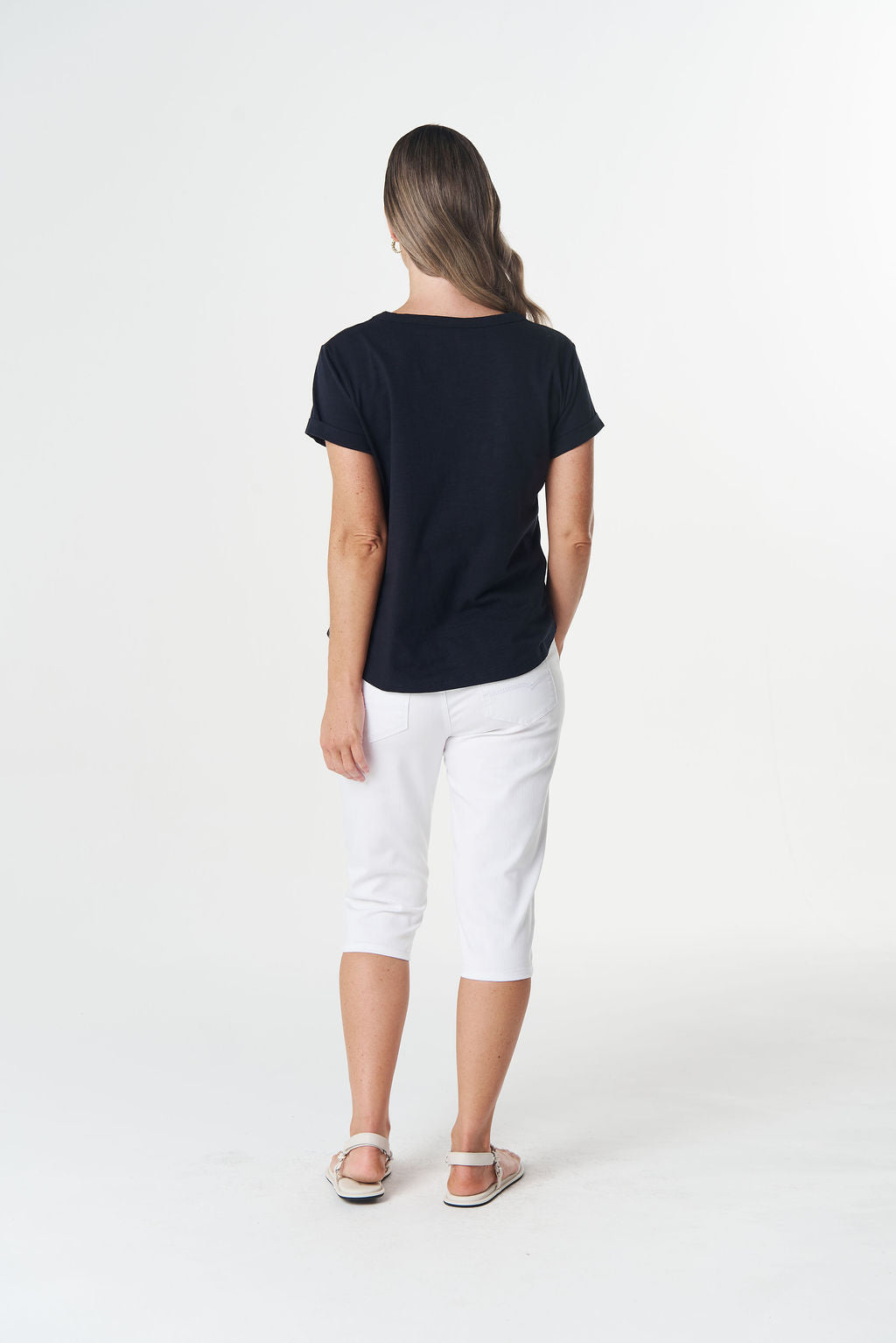 Goondiwindi Cotton - Everyday Cotton Roll Cuff Tee | 3313